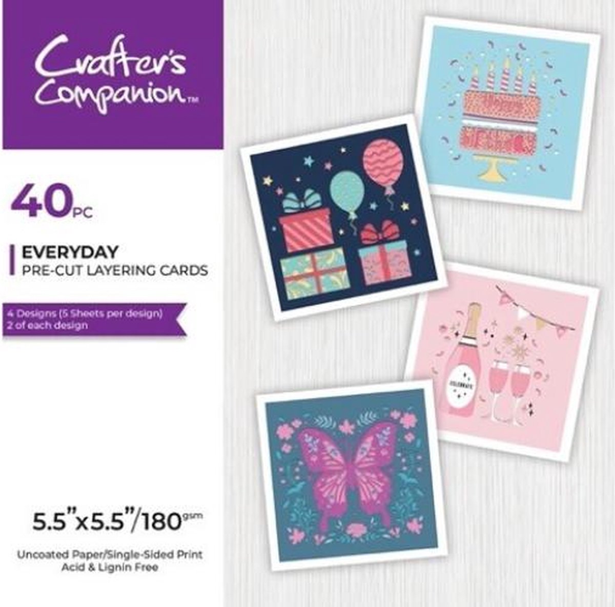 CC - Pre-cut Layering Pad 14x14 cm - Everyday